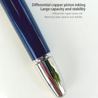Nuevo Bolígrafo Fuente Lemon M6 Con Ventana De Visualización De Tinta EF F Nibs Inking Delicado Regalo Para Estudiantes Suministros De Papelería - details 1