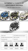 Reloj Mecánico De Lujo Para Hombre Dianpai Autómatas Completo Con Función De Noche Y Multiusos Resistente Al Agua Acero Inoxidable - details 2