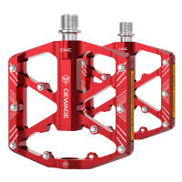 Pedales De Bicicleta GEWAGE De Aluminio Con Reflejantes Antideslizantes Para Montaña Accesorio De Ciclismo Plataforma Ultraligera - details 10