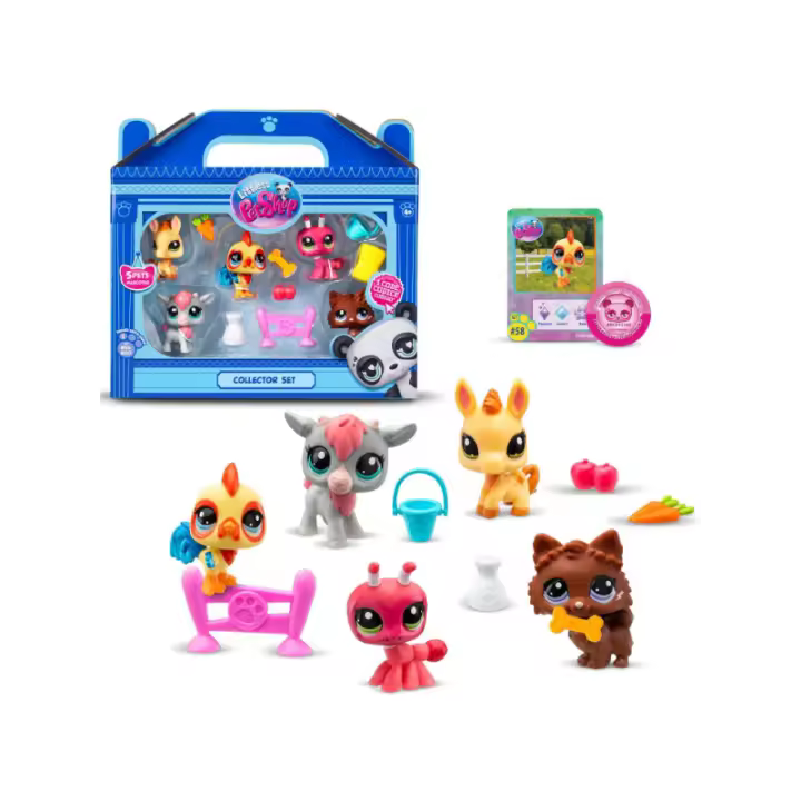 Littlest Pet Shop Pack De 5 Collector Set Surtido/Modelo aleatorio (Una unidad)(Bandai BF00579) - 1