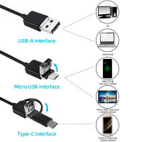 Cámara Endoscópica KERUI 3-en-1 Para Android Y PC Mini Cámara Flexible Y Impermeable De 7mm Para Inspección De Tubos Y Mantenimiento De Pipas - details 3
