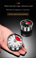Nuevo Timer De Cocina De Acero Inoxidable Con Alarma Visual Y Magnético 60 Minutos Timer De Cocina Con Alarma Fuerte Y Magnética - details 1