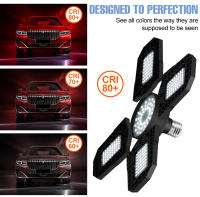 Lámpara De Garage LED 220V Bombilla De Inundación E27 200W 300W 400W Iluminación Industrial Plegable Para Almacén Y Gimnasio Luz De Techo - details 8