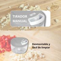 Cortador de Especias A&M Marbella con Cuerda - 2 Cuchillas de Acero Inoxidable - Mini Picadora Ajo Quttin - details 1