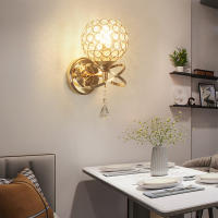 Lámpara De Pared Moderna De Cristal Sconce Iluminación Fija E27 Para Dormitorio Y Sala De Estar Estilo Retro Industrial Decoración De Lujo - details 5