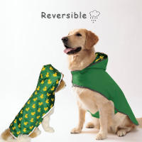 Chaqueta Impermeable Para Perros De Todas Las Estaciones Con Cierre Rápido De Velcro Y Recubrimiento De Poliéster PU Doble Cara - details 4