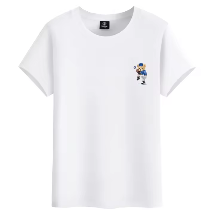 Camiseta De Algodón De Alta Calidad Para Hombre Verano 2025 Estilo Casual Grande Con Estampado Manga Corta Transpirable Y2k - 1