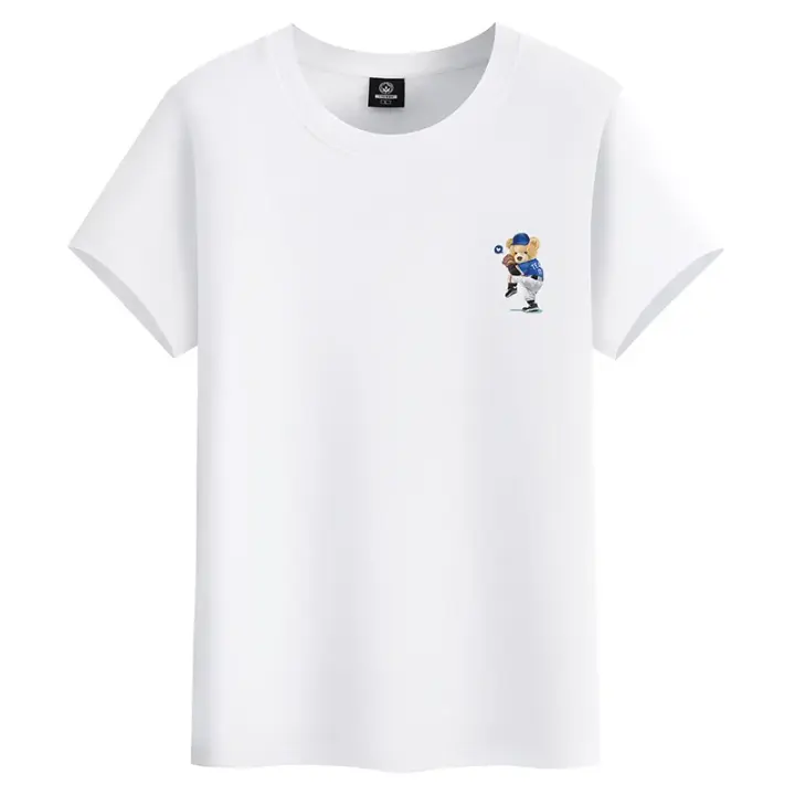Camiseta De Algodón De Alta Calidad Para Hombre Verano 2025 Estilo Casual Grande Con Estampado Manga Corta Transpirable Y2k - 1