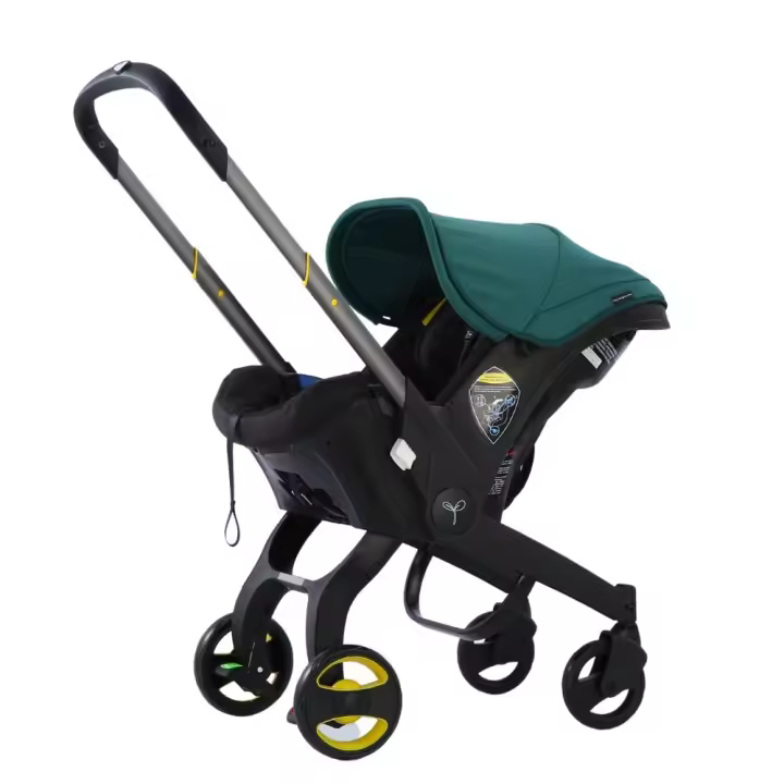 YAZOCO - Cochecito de bebé 4 en 1, carrito multifuncional de paisaje alto, puede sentarse, ligero, reclinable, plegable - 1