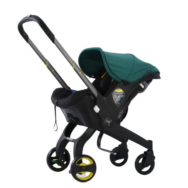 YAZOCO - Cochecito de bebé 4 en 1, carrito multifuncional de paisaje alto, puede sentarse, ligero, reclinable, plegable - 1