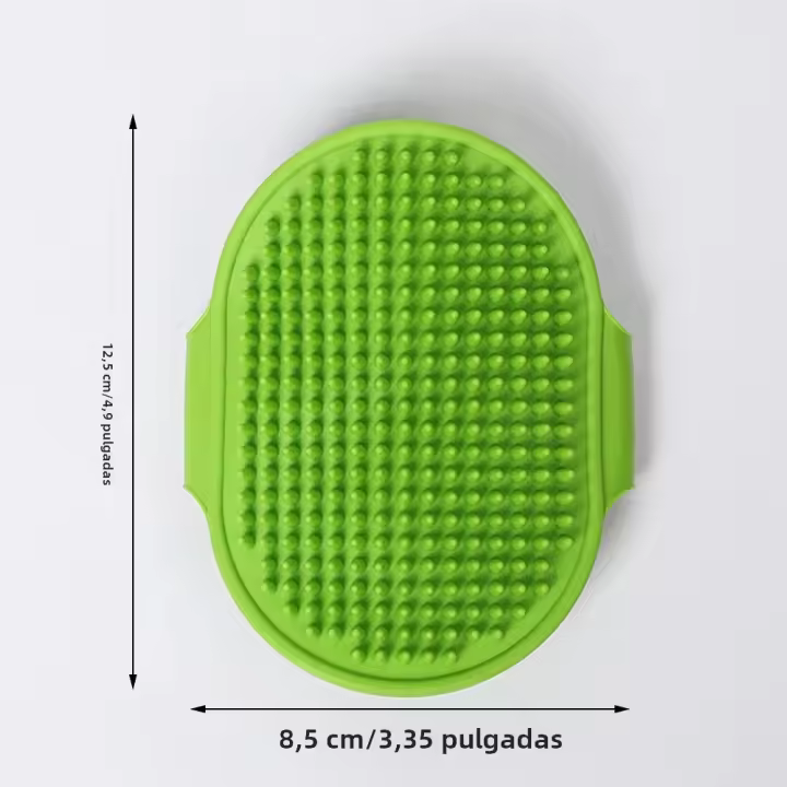 Cepillo De Baño Para Perros Y Gatos De Goma Suave Con Guante Adecuado Para Peluquería Y Masaje De Mascotas Suministros De Baño - 1