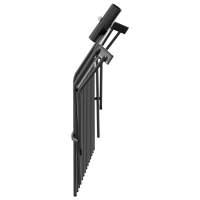vidaXL Cabezal de horquilla de rastrillo con 14 púas de acero negro - details 5