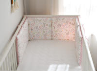 LALA - Juego de ropa de Cama para Cuna de Bebe, Algodón Puro, cerca de Cisne Rosa, 30x30x6, Pieza Entra, Lavado. - details 7