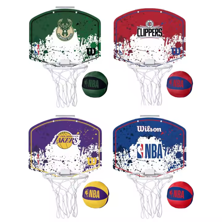 Set Minicanasta y balón Wilson Nba Team Mini Aro - 1