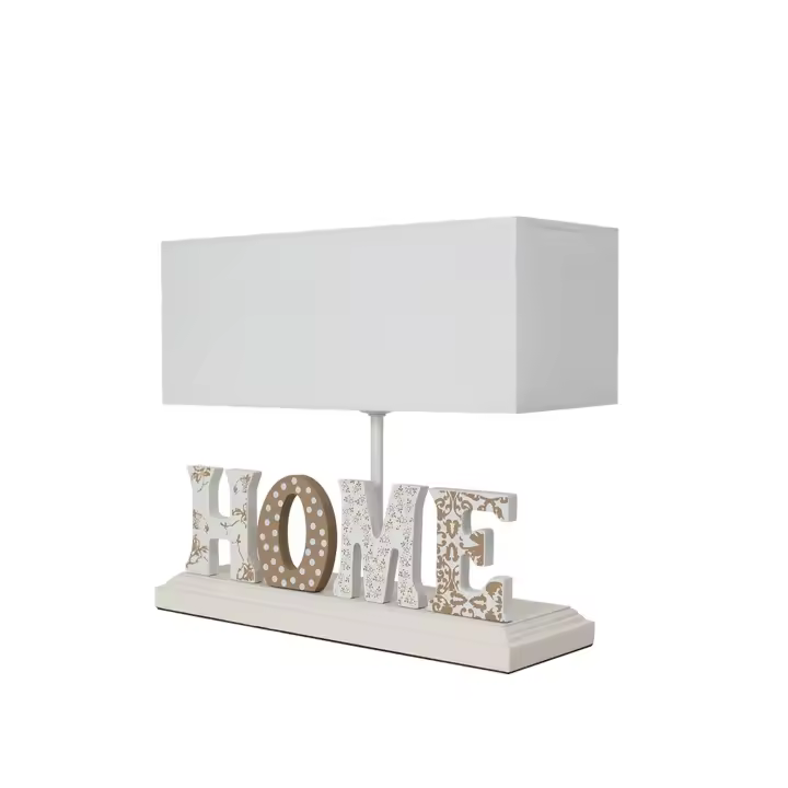 Lámpara de sobremesa WELLHOME con Estructura de MDF color Marrón - 1