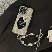 Cuerda De Teléfono Con Paillettes De Perla Y Diamante De Lujo Y2K Para Mujer Con Colgante De Lazo Y Cuentas Anti Caída - details 1