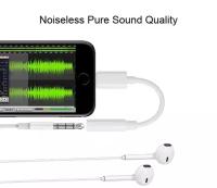 Adaptador Para IOS a Jack 3.5mm AUX Cable Para iPhone 14 13 12 11 pro Max Macho a Hembra Adaptador Convertidor De Auriculares Divisor De Audio - details 4