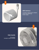 Ventilador de aire acondicionado portátil, Aparato de refrigeración Usb, Silencioso, Móvil, recargable, para el hogar, Envío Free - details 22