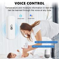 Sensor De Temperatura Y Humedad WiFi Tuya Para Hogar Inteligente Compatible Con Alexa Y Google Assistant Monitor Remoto Smart Life - details 3