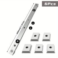 Kit De Guía De Corte De Ángulo T-Slot En Aleación De Aluminio Para Herramientas Manuales Juego De Guía De Corte De Miter Para Torno De Mesa - details 5