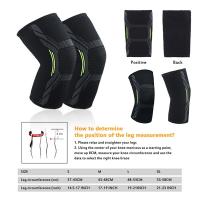 Protector De Rodilla Unica Tejido De Nylon Deporte Equitación Protección Deportiva Para Correr Baloncesto Saltar Cuerda Anticongelante Y Calor - details 5