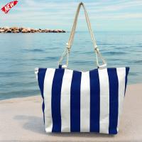 MEJORADA TOTE BAG de Rayas Bicolor – Bolso de Playa Grande con Asas de Cuerda, Capacidad Extra, 6 Colores Disponibles - details 7