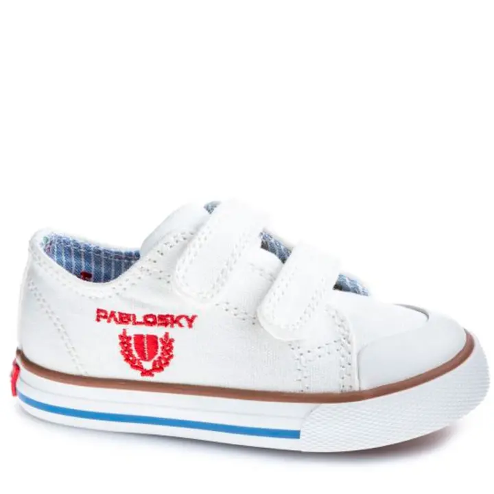 Zapatillas Niños de Lona Pablosky 974900 Canvas Blancas 105968  MARCAS NIÑOS Pablosky Zapatillas Zapatillas de vestir - 1