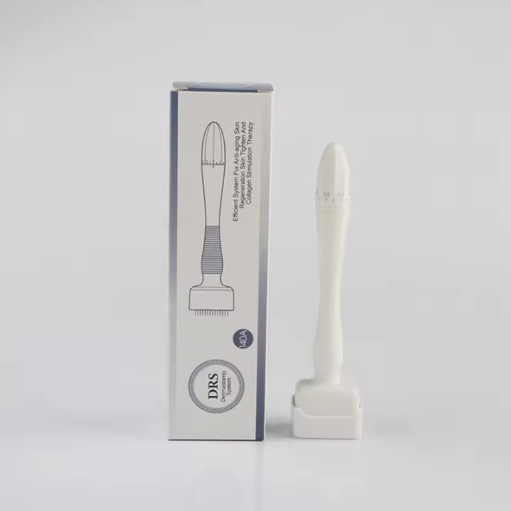 Sistema De Rollo De Agujas Microneedoras Derma Stamp DRS 140A Con Agujas Ajustables Para Tratamiento De Pérdida De Cabello Y Crecimiento De Barba Herramienta De Terapia De Microneedling - 1