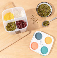 Caja De Almacenamiento De Cereales 1.5/2.3L Juego De Botellas Selladas Con Tapa Para Granos Noodles Té Alimentos Frescos Contenedor Para La Cocina - details 8