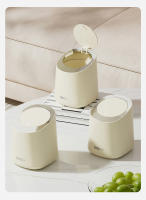 Mini Papelera De Escritorio Lindo Y Compacta Capacidad Doble Para Oficina Y Dormitorio Recipiente De Almacenamiento Pequeño Con Estilo De Bomba - details 7
