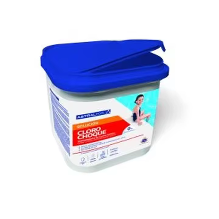 Cloro Choque Granulado ASTRALPOOL - 5 KG - Dicloro Granulado de Disolución Rápida - 1