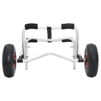 vidaXL Carrito plegable de kayak aluminio 45 kg - details 5