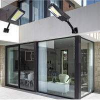 Lámpara Solar 138LED con Remoto Control 3 Modos de Trabajo Luz de Calle Solar Súper Brillante Resistente al Agua Sensor de Movimiento para Jardín Exterior - details 11