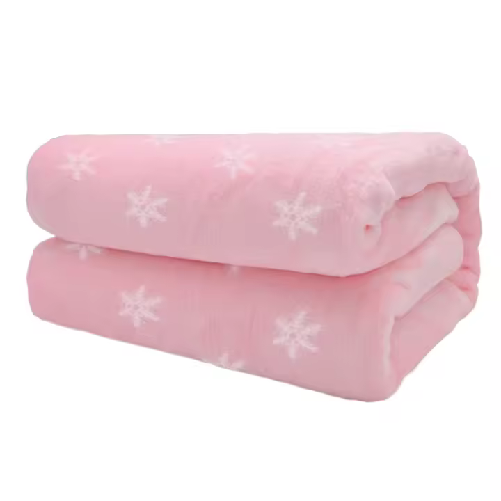 Manta de Nieve para Sofá de Franela súper Suave y 100% Microfibra Extra Calientita Mantas de cama de invierno. - 1