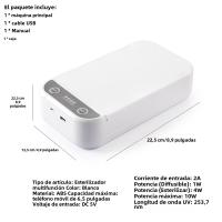 Estufa De Aromaterapia UV Eléctrica Caja De Desinfección Con Rayos Ultravioleta Máquina Anti Bacterias Para La Vida Diaria Luz Fuerte Y Suave - details 10
