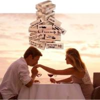 Juego de apilamiento de torres de bloques de construcción para parejas, apilamiento sexual, bloques de construcción para el día de San Valentín - details 0