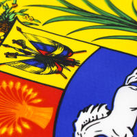 Bandera De Venezuela 90x150 CM 7 Estrellas Y 8 Estrellas Para Decoración Material Poliéster Estilo Colgante - details 2