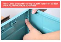 Caja De Almacenamiento Grande Con Tapa Para Exteriores Y Camping Plegable Plástico Organizador De Suministros Para El Hogar Y Coche - details 5