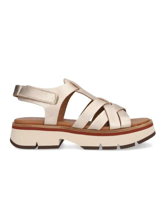 Sandalias Alpe Mujer Platino - 1
