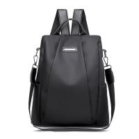Mochila De Hombro Para Mujer Spot Goods En Color Sólido Y Gran Capacidad Antirrobo De Oxford Material Principal Poliéster Con Cierre De Cremallera - details 2