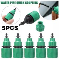 Conector Rápido De Tubo De Agua 5pcs Para Sistemas De Riego Por Aspersión Y Jardín Material Plástico PVC Piezas De Equipo De Riego - details 0