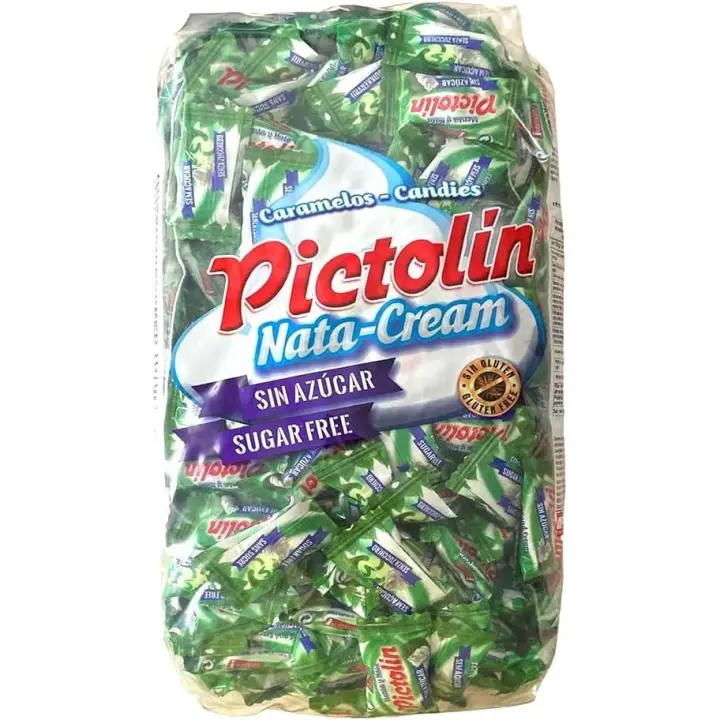 PICTOLIN MENTA Y NATA SIN AZÚCAR Caramelos duros - Bolsa 800grs - 1