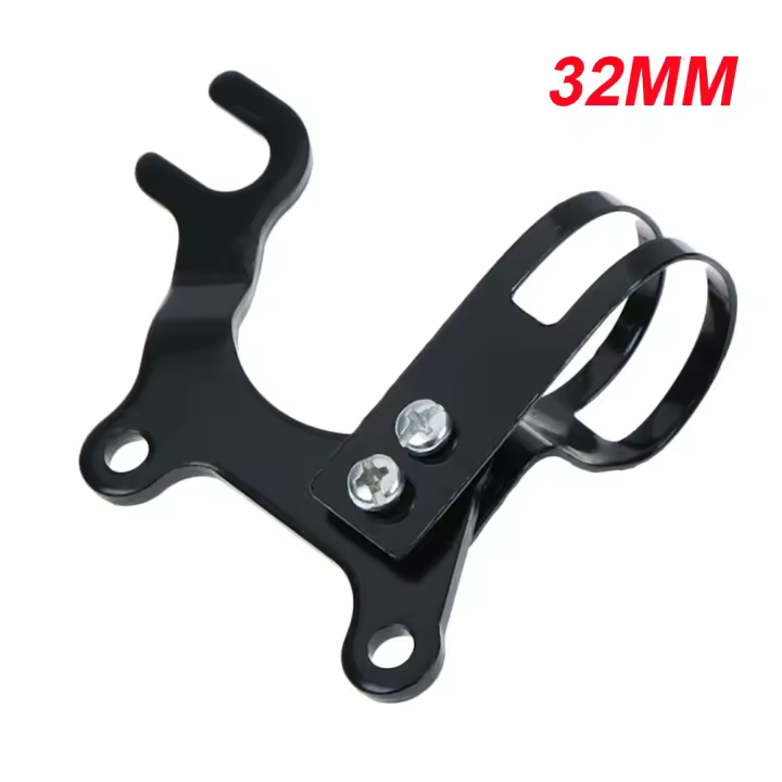 Adaptador De Frenado De Disco Para Bicicleta Montaña Soporte De Marco Convertidor V Rack Accesorios De Ciclismo Negro Metal 22 Mm/31.8 Mm - 1