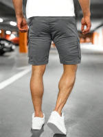 Shorts De Verano Para Hombre 2025 Estilo Safari Sólido Transpirable Con Multiple Bolsillos Moda Casual Fitness Y Jogging - details 16