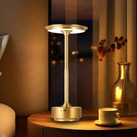 Lámpara De Mesa LED Con Sensor De Toque Luz Nocturna Recargable Inalámbrica Para Lectura Decoración De Habitación Restaurante Hotel Bar - details 5
