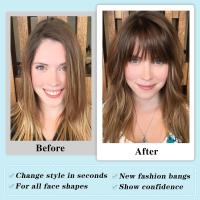 Extensiones De Cabello Sintético Con Franjas Sueltas Clip-in Para Mujeres Fibra De Temperatura Alta Peinado Diario Fiesta - details 2