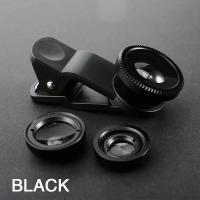Lente De Pescado 3en1 0.67X Ancha Fisheye Macro Lentes Cámara Kit Con Clip Universal Para iPhone 16 Xiaomi Huawei - details 7