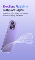 Funda Transparente Baseus Para iPhone 15 14 pro Max TPU Suave Fina Cubierta Protectora Para iPhone 13 12 11 pro Max Resistente a Arañazos Y Huellas - details 5