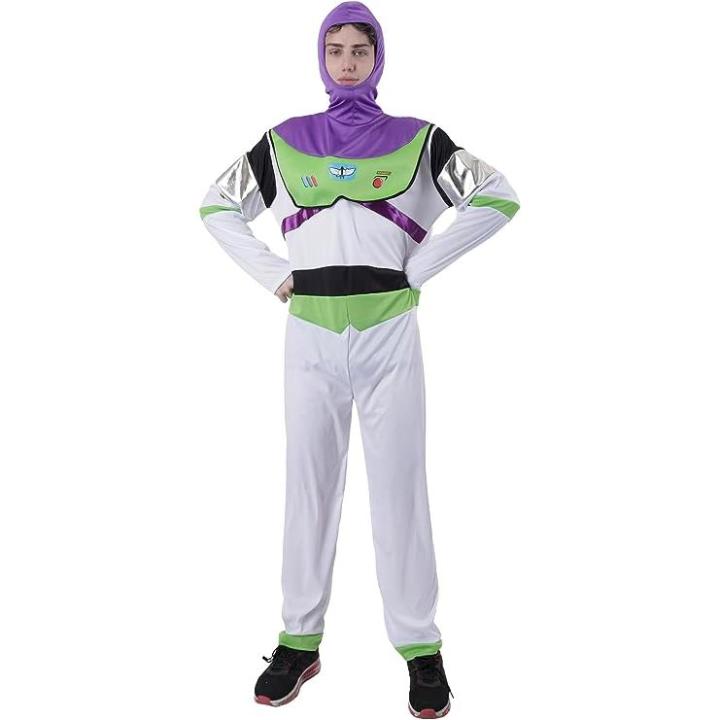 Carnavalife Disfraz Buzz Lightyear Carnaval Para Adulto, Halloween Toy Story Disney, Disfraz Astronauta Adulto Talla M-L-XL