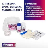 Kit Resina Epoxi para PRINCIPIANTES, Pack de iniciación para comenzar en el mundo epoxy, Crea PASO A PASO tus primeras manualidades y trabajos de artesanía, joyería, bisutería o creaciones artísticas - details 0